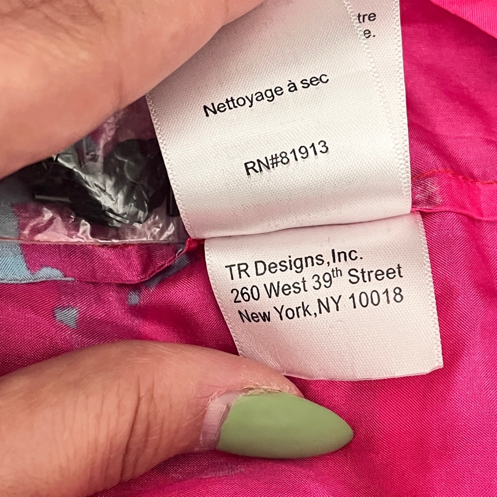 Tracy Reese Anthropologie Red Floral Silk Slip Mini Dress NWT Large - Picture 11 of 12